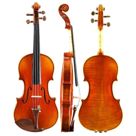 QV412虎紋獨板舞臺獨奏小提琴